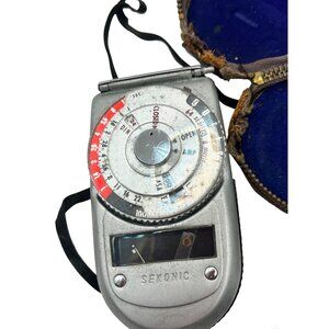 Vintage Sekonic Light Meter W/ Case - Model 38 58d
